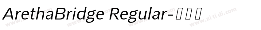 ArethaBridge Regular字体转换